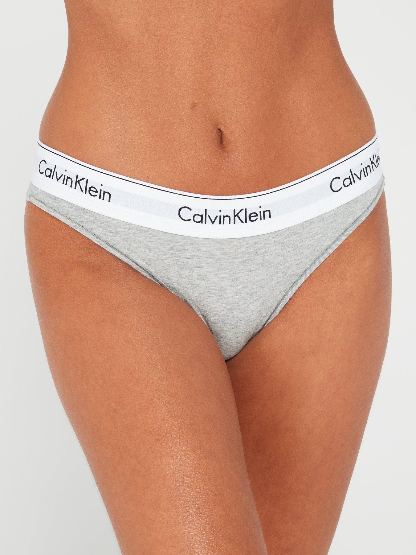 Image 3 of 4 of Calvin Klein Modern Cotton Brief - Grey