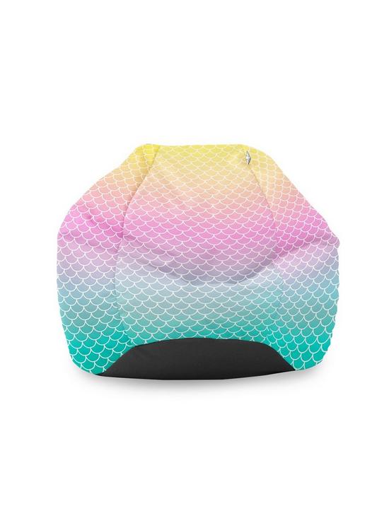 stillFront image of rucomfy-mermaid-ombre-classic-beanbag