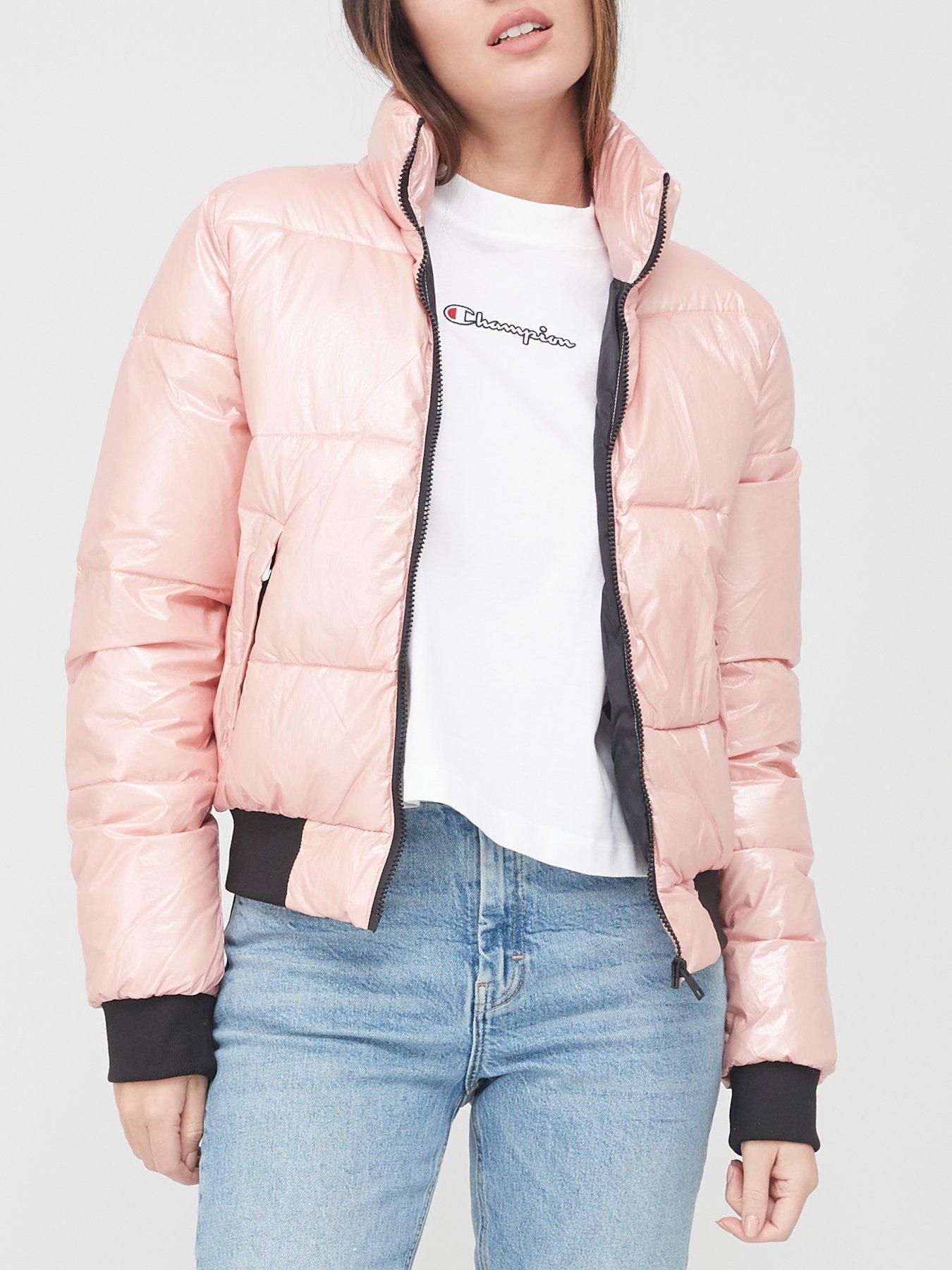 champion pink jacket