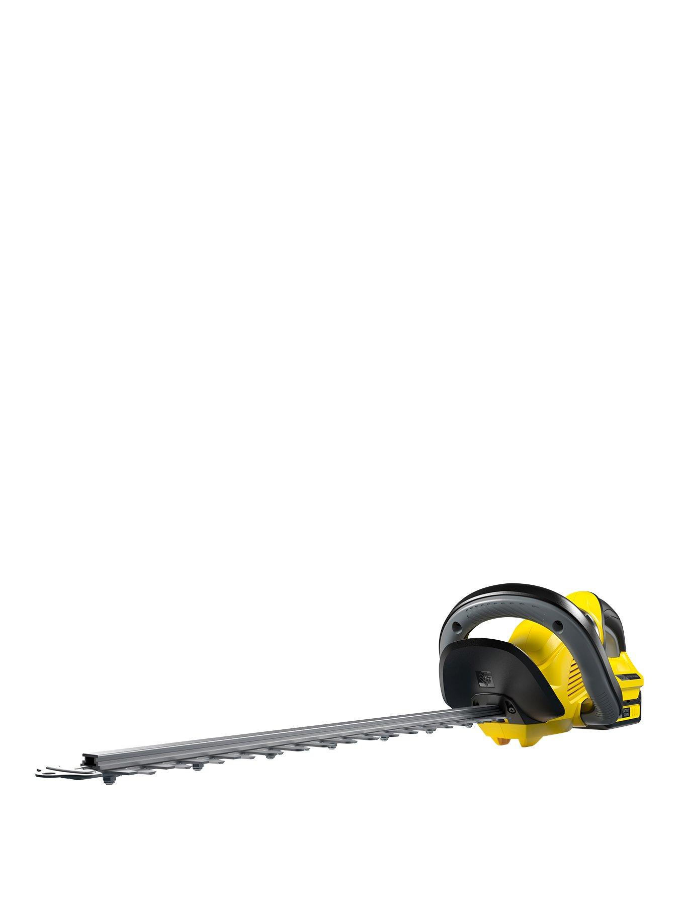 Product photograph of Karcher Hge 18-50 Cordless Hedge Trimmer Battery Set from very.co.uk