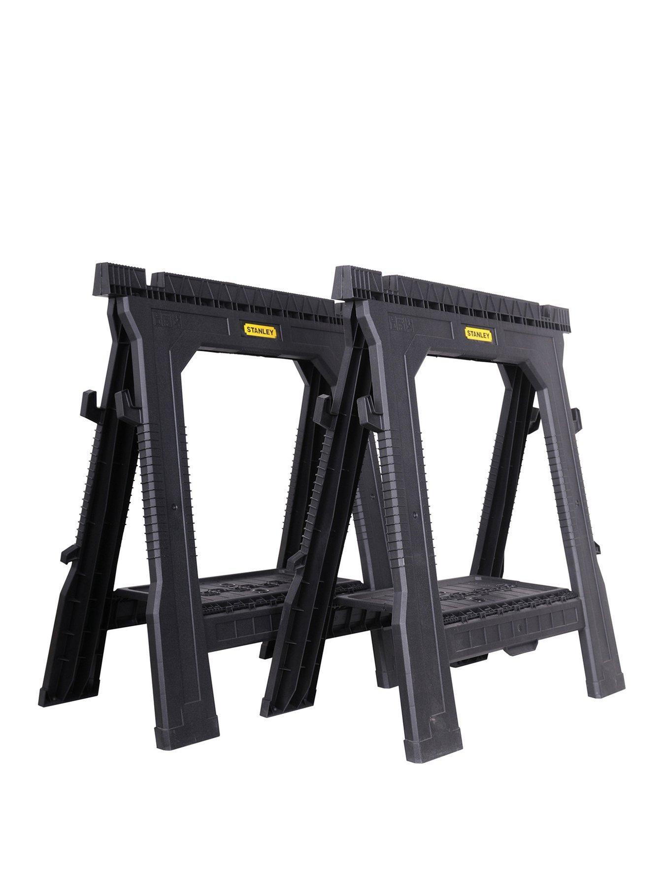 Product photograph of Stanley Folding Sawhorse Twin Pack Stst1-70713 from very.co.uk