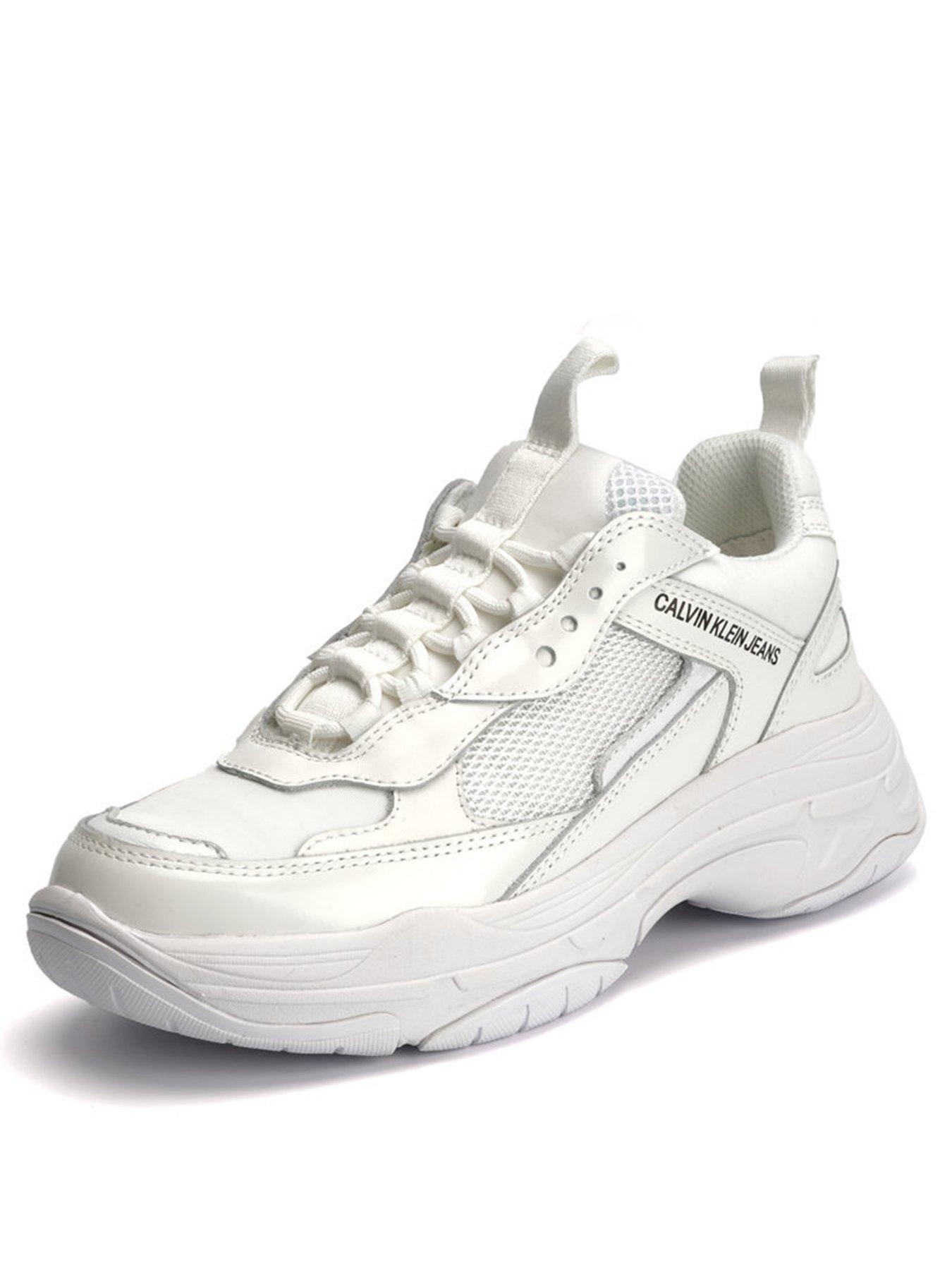 calvin klein white jeans maya trainers