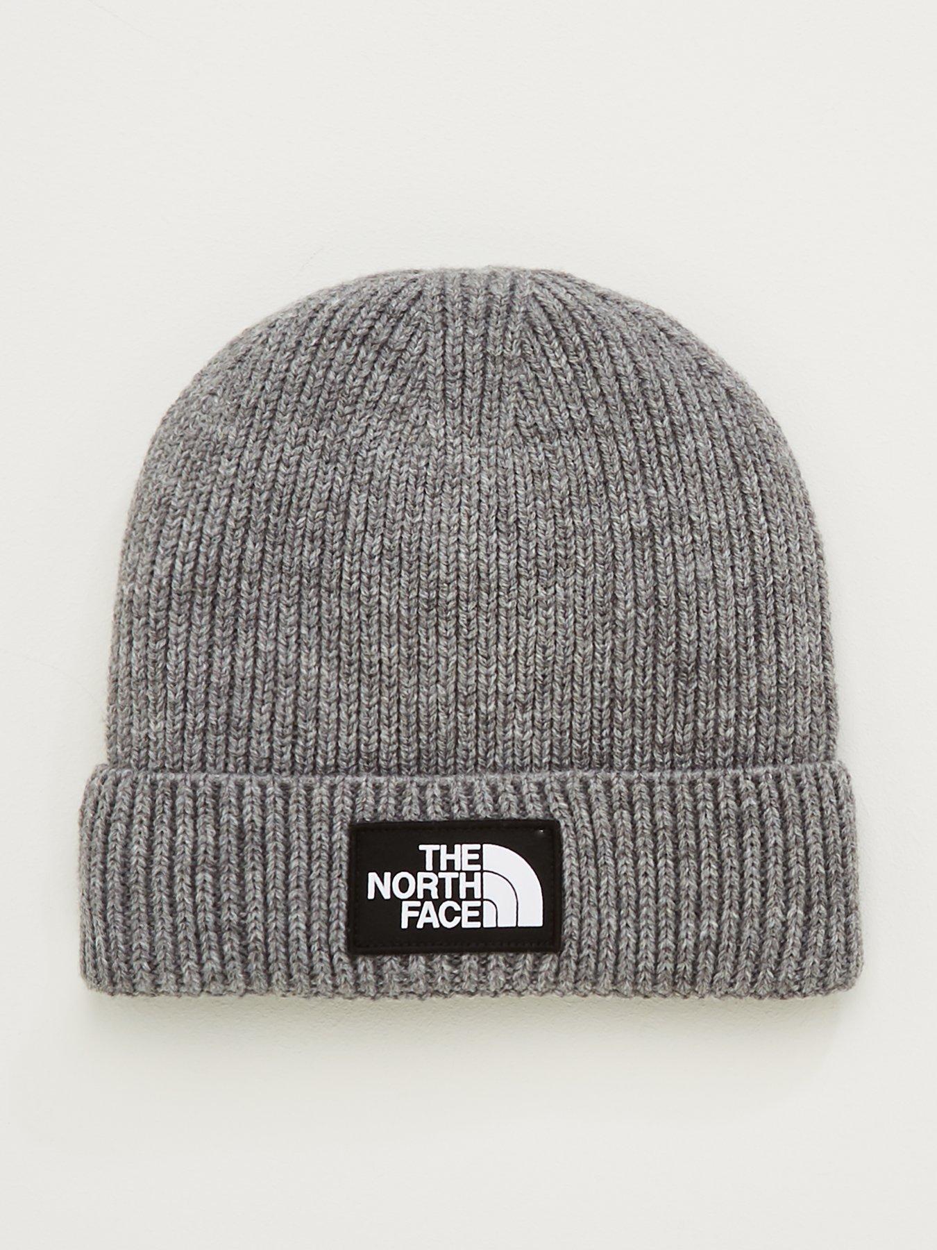 north face black beanie hat