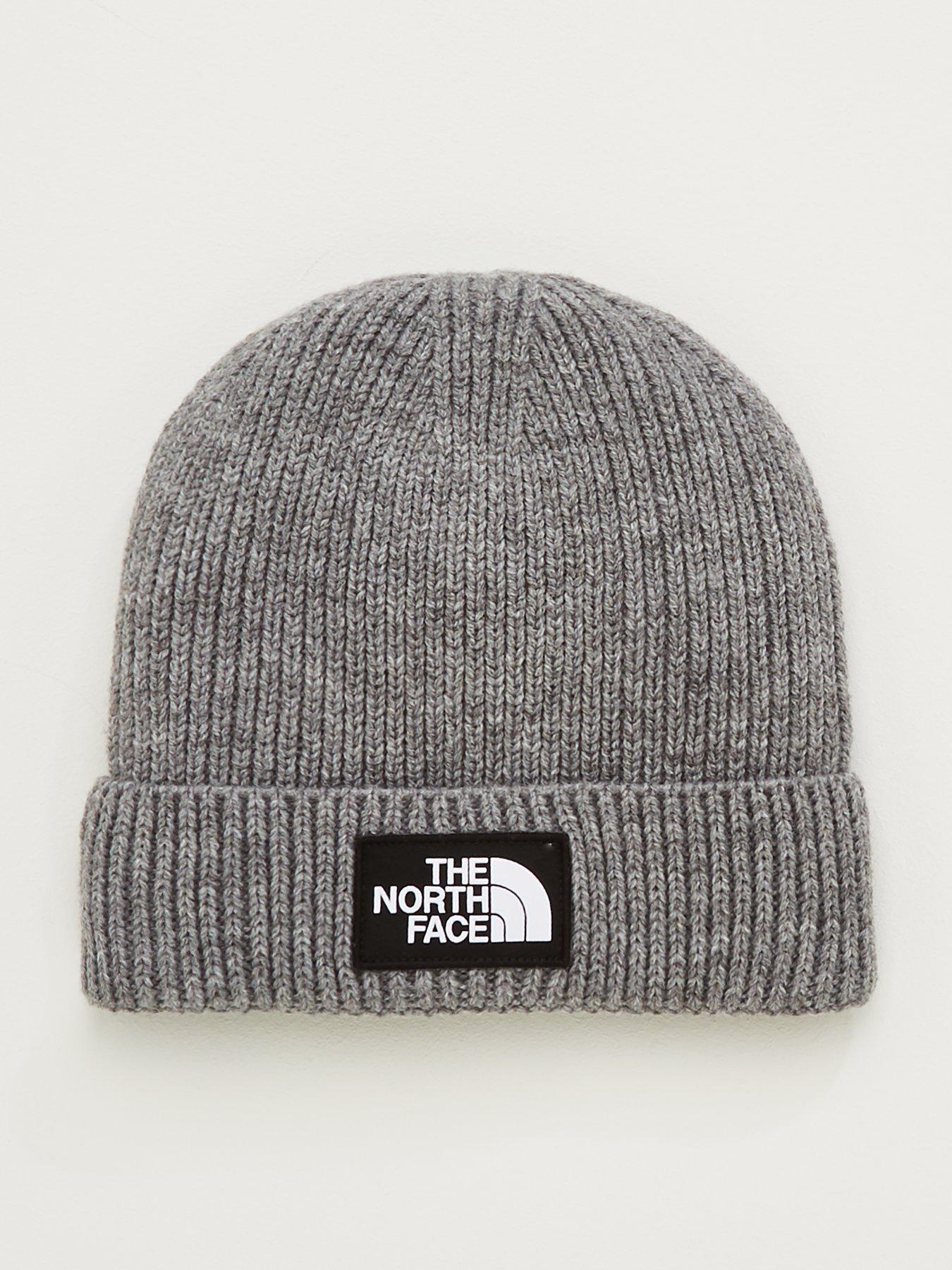 grey north face cap