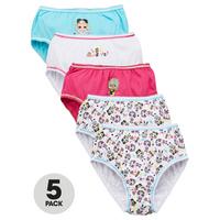 L.O.L Surprise! Girls Music 5 Pack Knickers (5 Pack) - Multi | very.co.uk