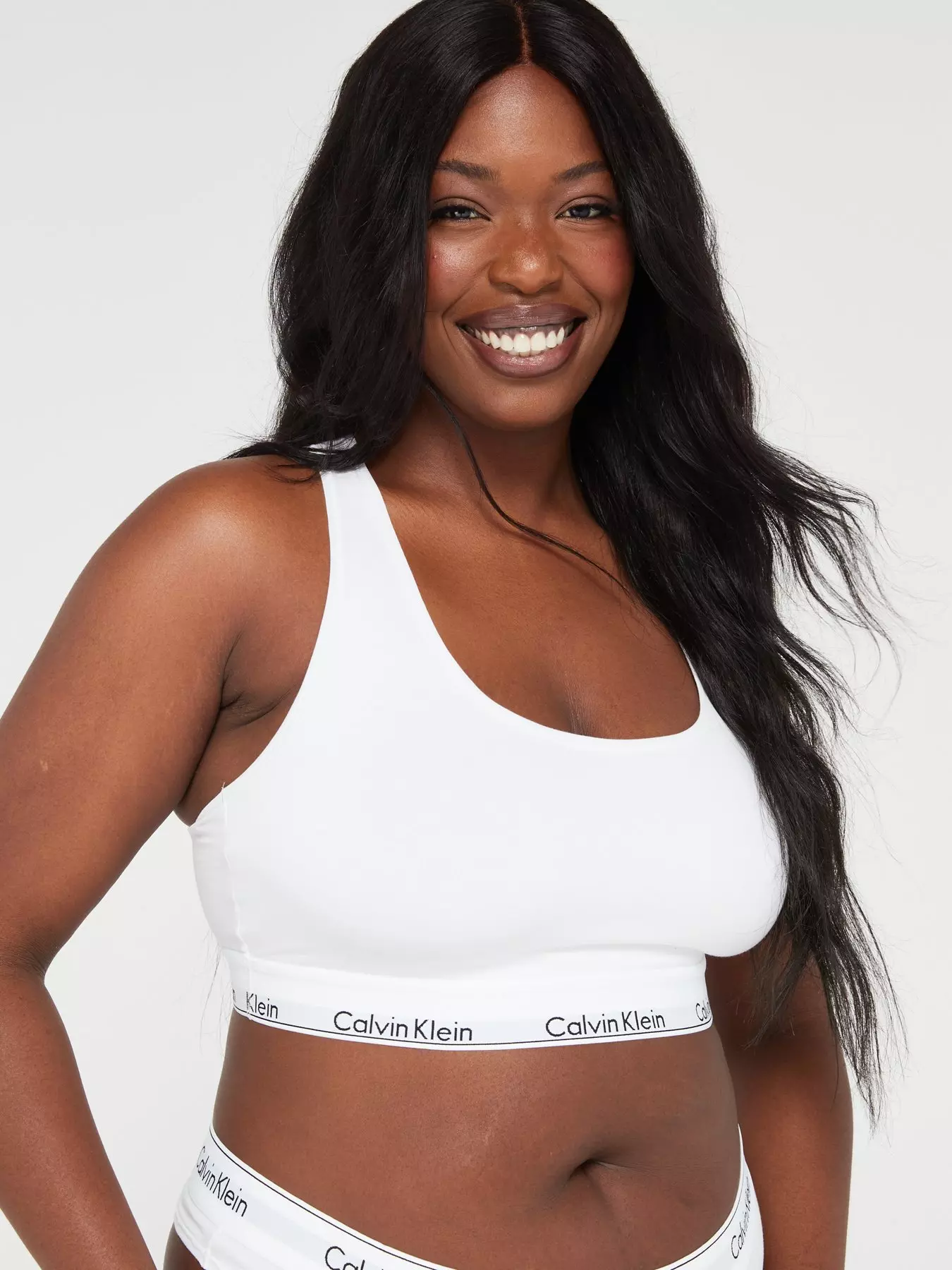 Calvin Klein Women Modern Cotton Bralette Lift White