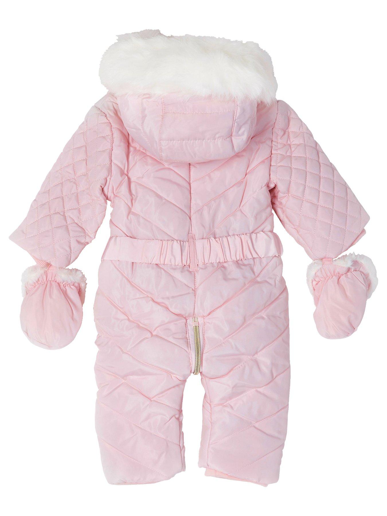 river island snowsuit baby girl