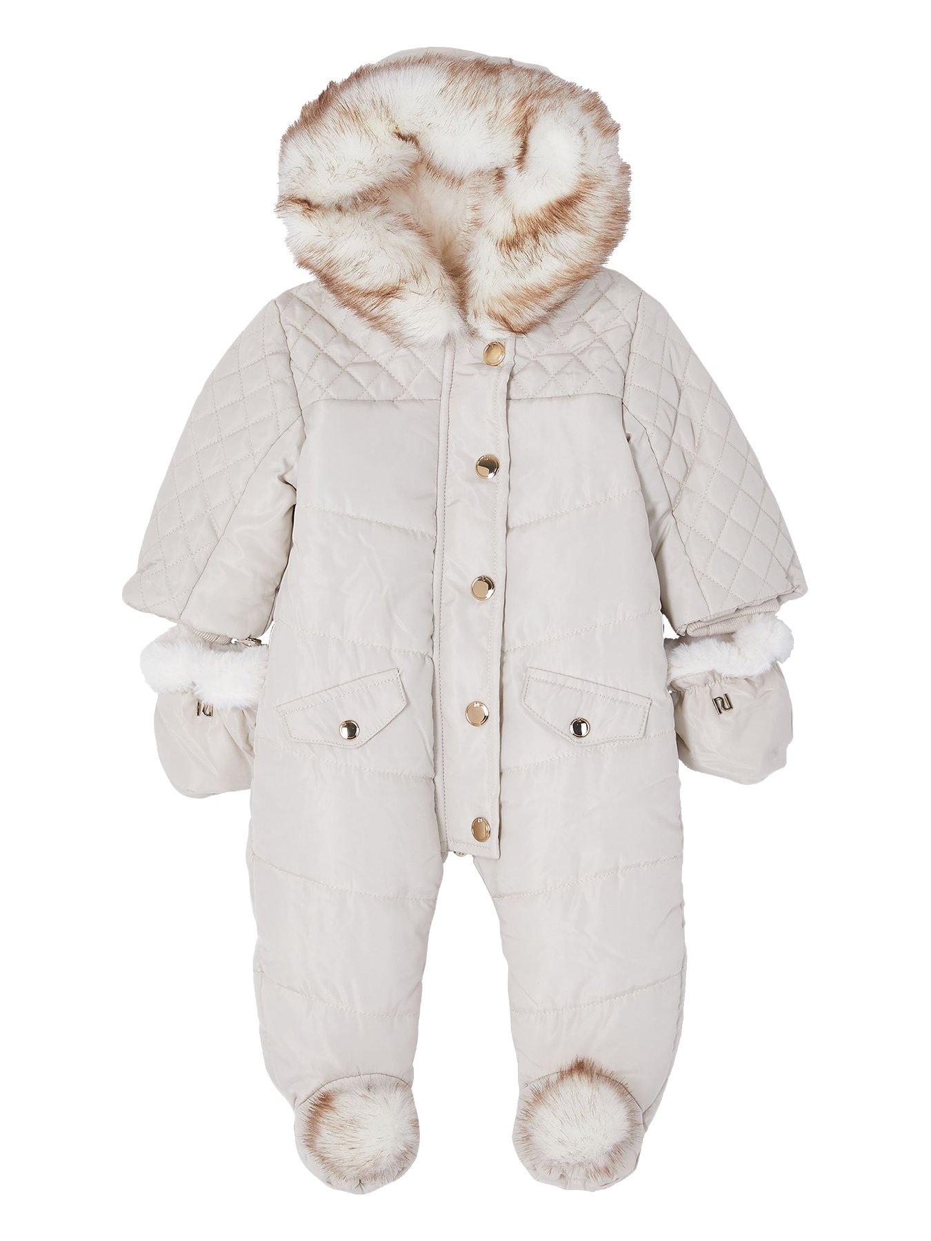 baby hooded snowsuit