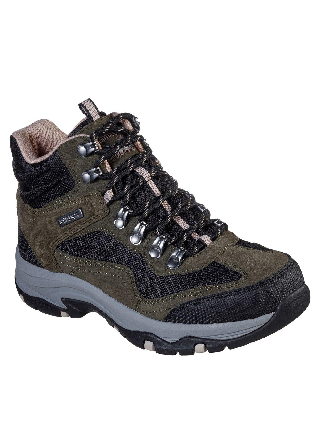 skechers boots olive