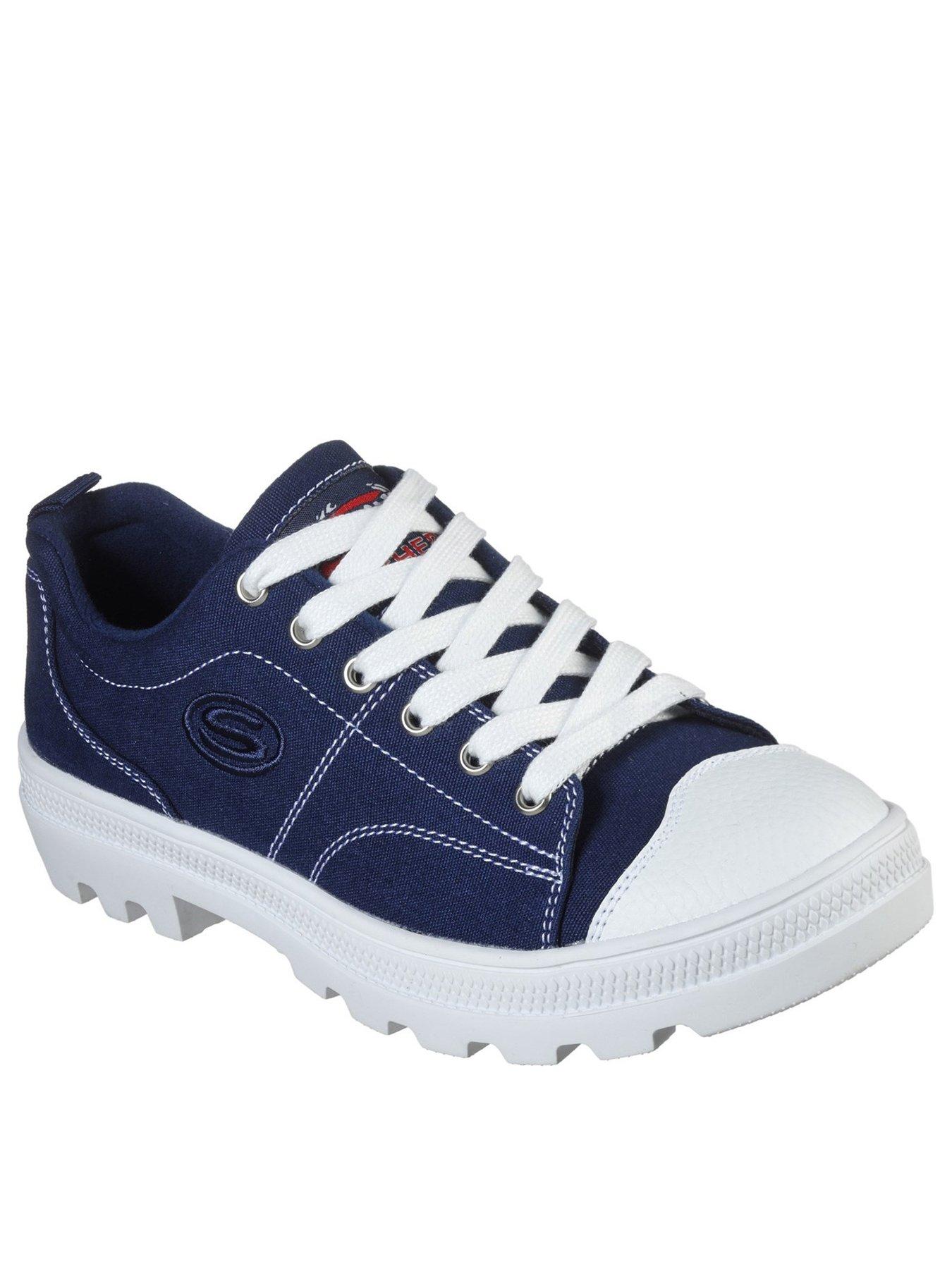 navy blue plimsolls