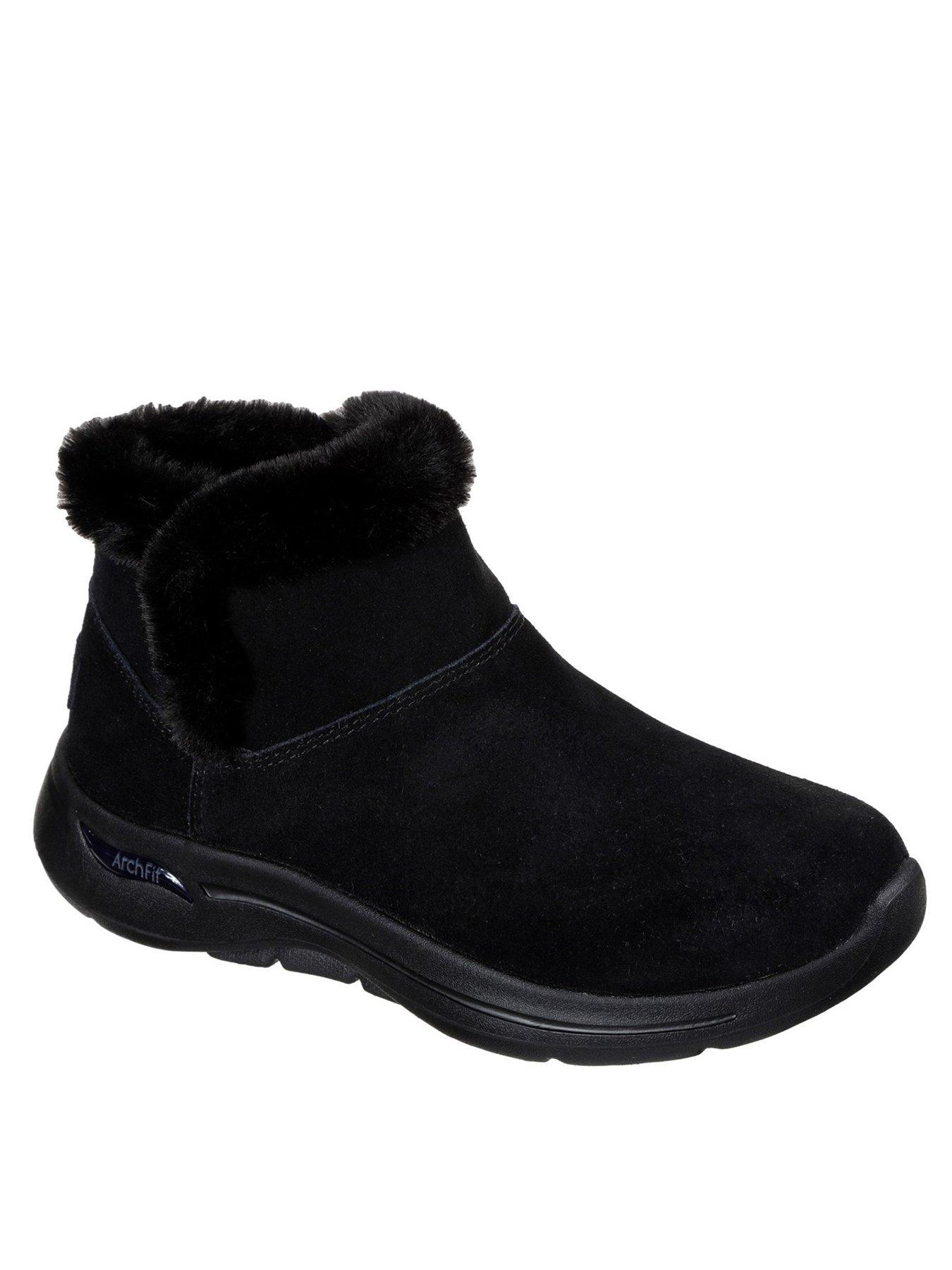 skechers go walk ankle boots