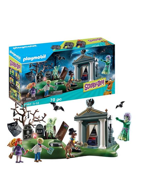front image of playmobil-70362-scooby-doo-adventure-on-the-cemetery