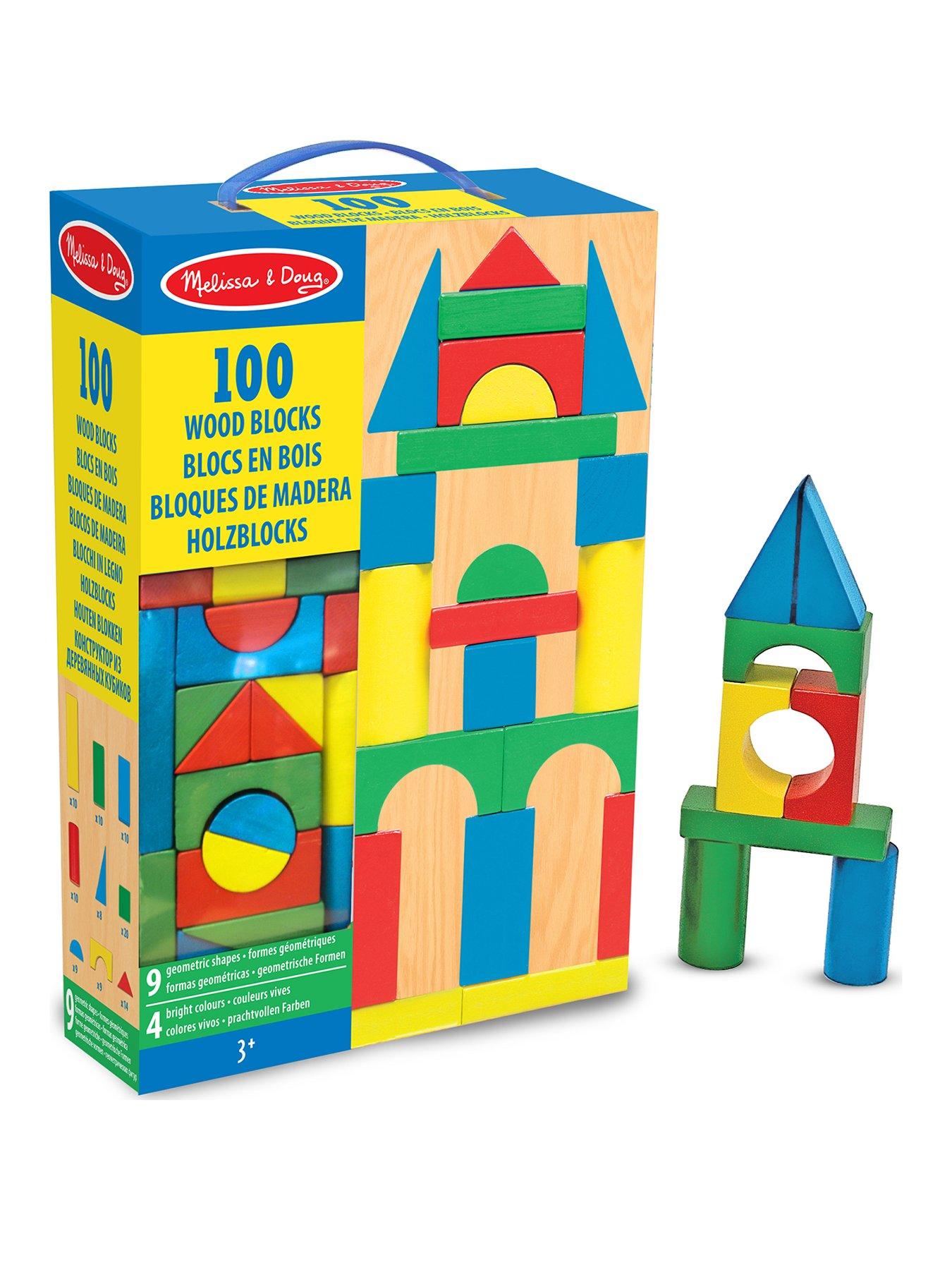 Melissa and doug geometric best sale stacking blocks