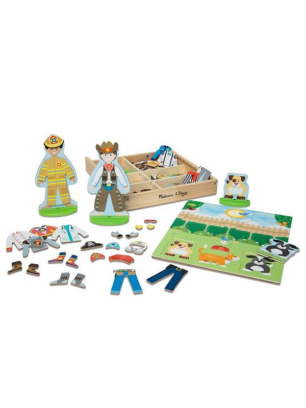 Image 3 of 5 of Melissa & Doug Occupations Magnetic Dress-up Play Set