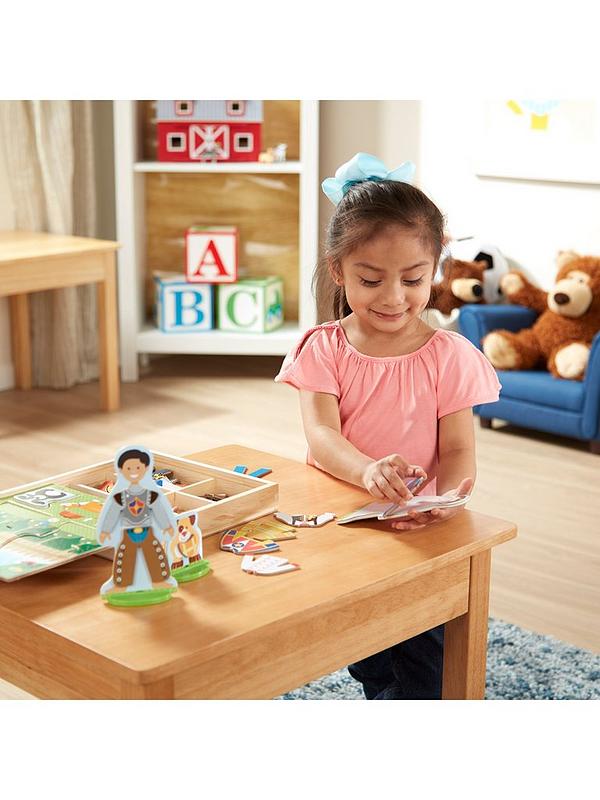 Image 4 of 5 of Melissa & Doug Occupations Magnetic Dress-up Play Set