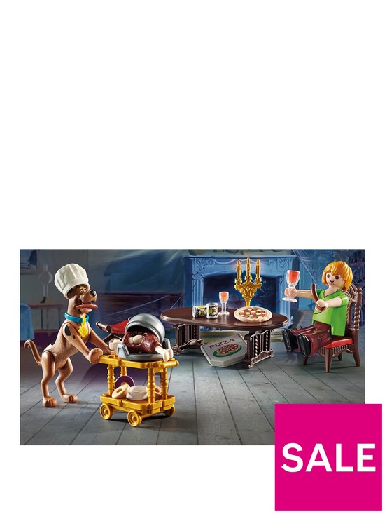 stillFront image of playmobil-70363-scooby-doo-dinner-with-scooby-and-shaggy