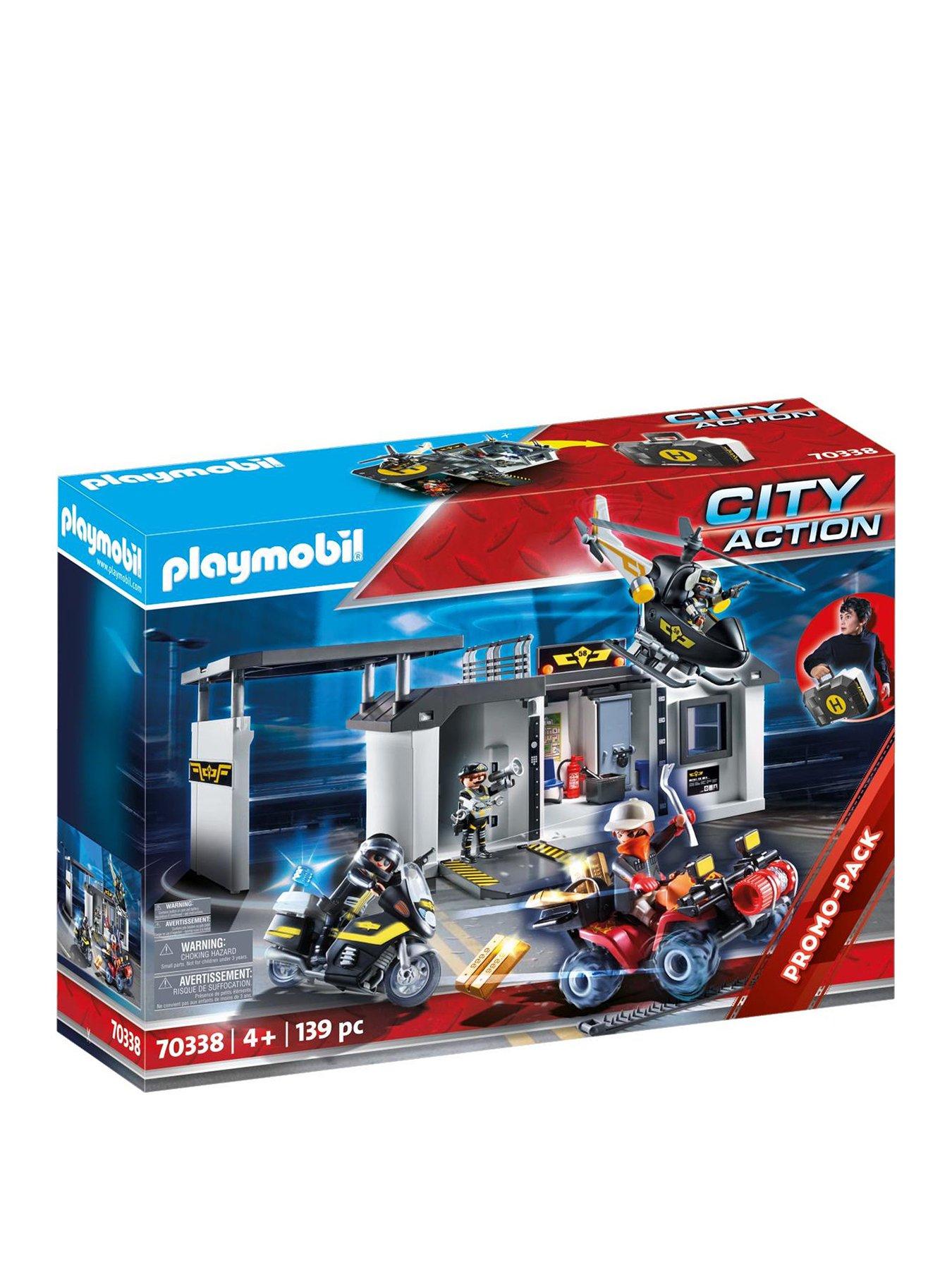 playmobil police station play box