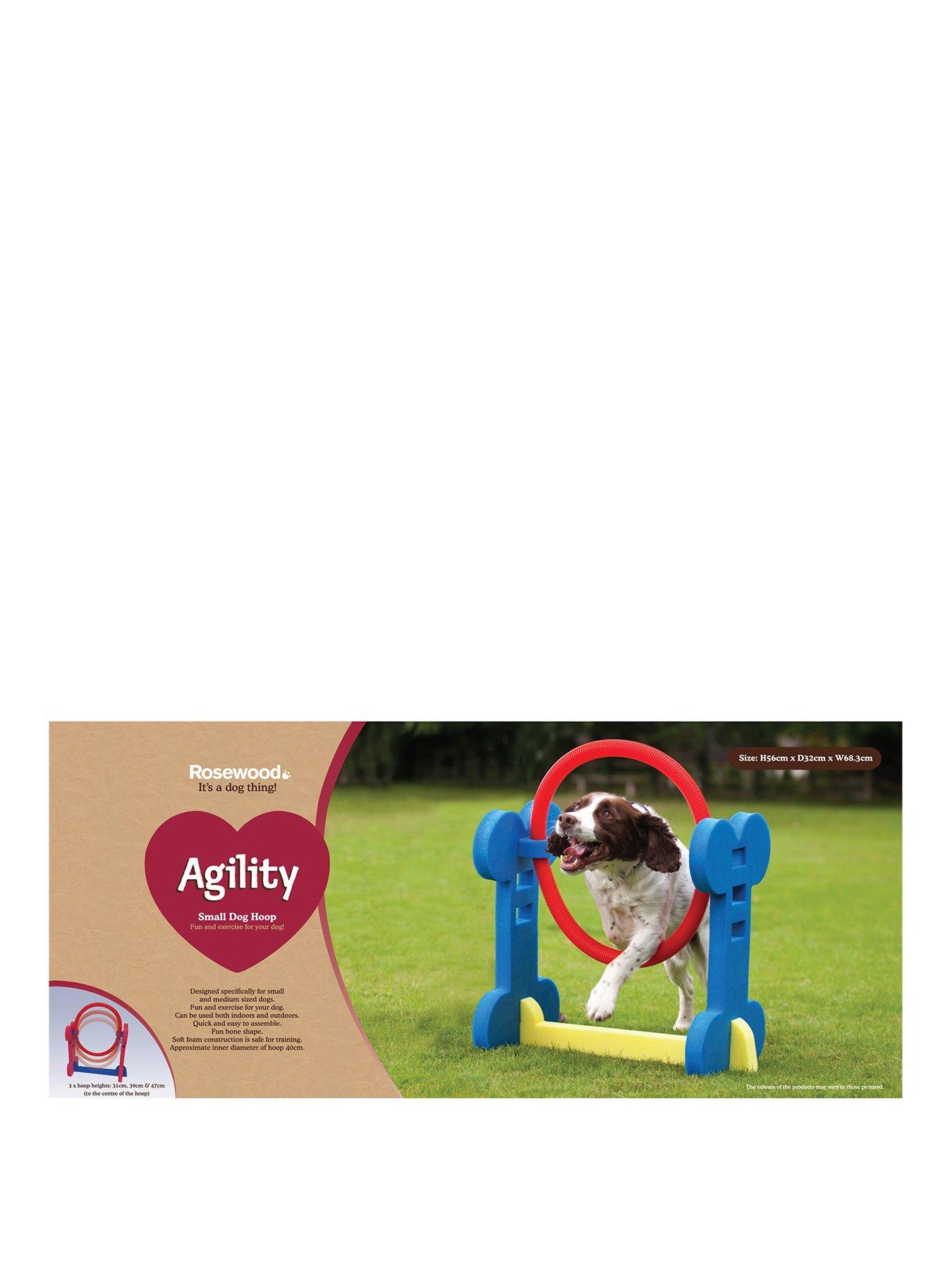 Product photograph of Rosewood Agility Hoop Outdoor Pet Activity from very.co.uk