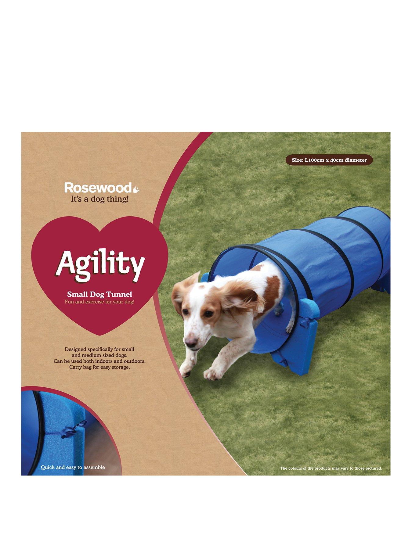 Product photograph of Rosewood Agility Tunnel Outdoor Pet Activity from very.co.uk