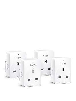 Product photograph of Tp Link Tapo P100 Smart Socket 4 Pack from very.co.uk
