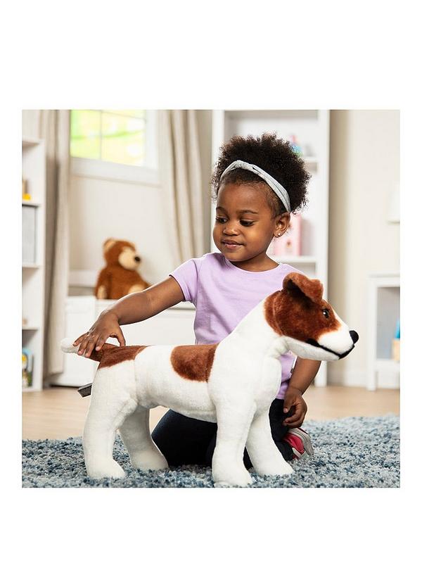 Image 1 of 4 of Melissa & Doug Jack Russell Terrier Plush