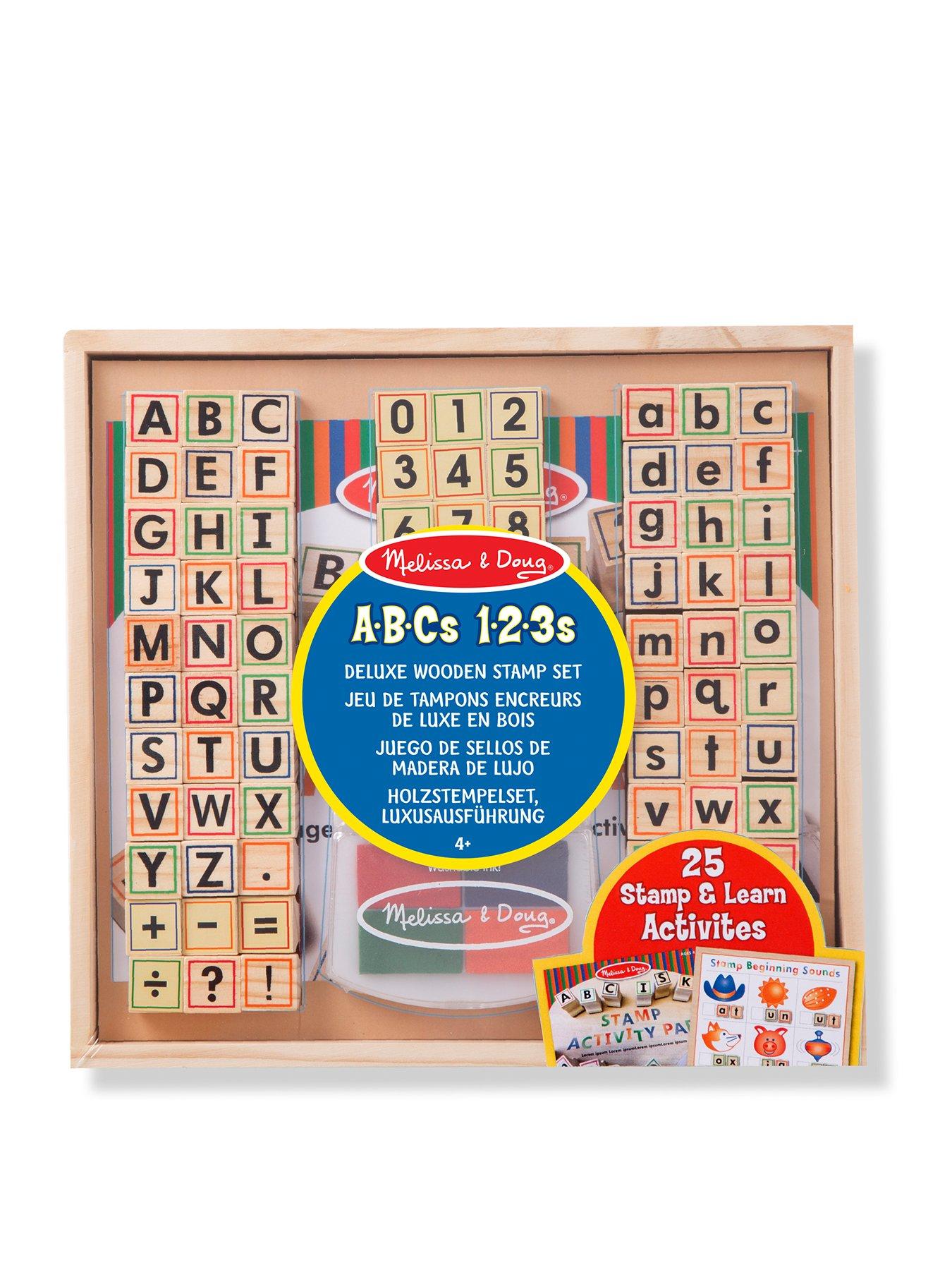 Melissa and doug abc and 2024 123 puzzle