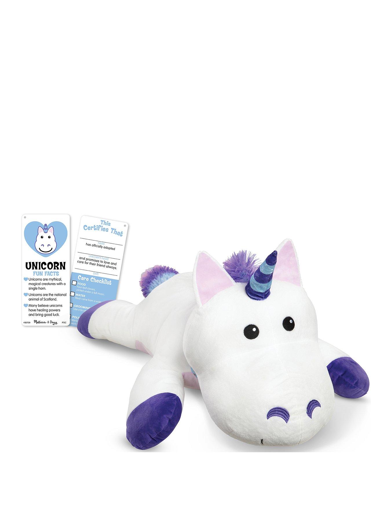 melissa and doug plush unicorn