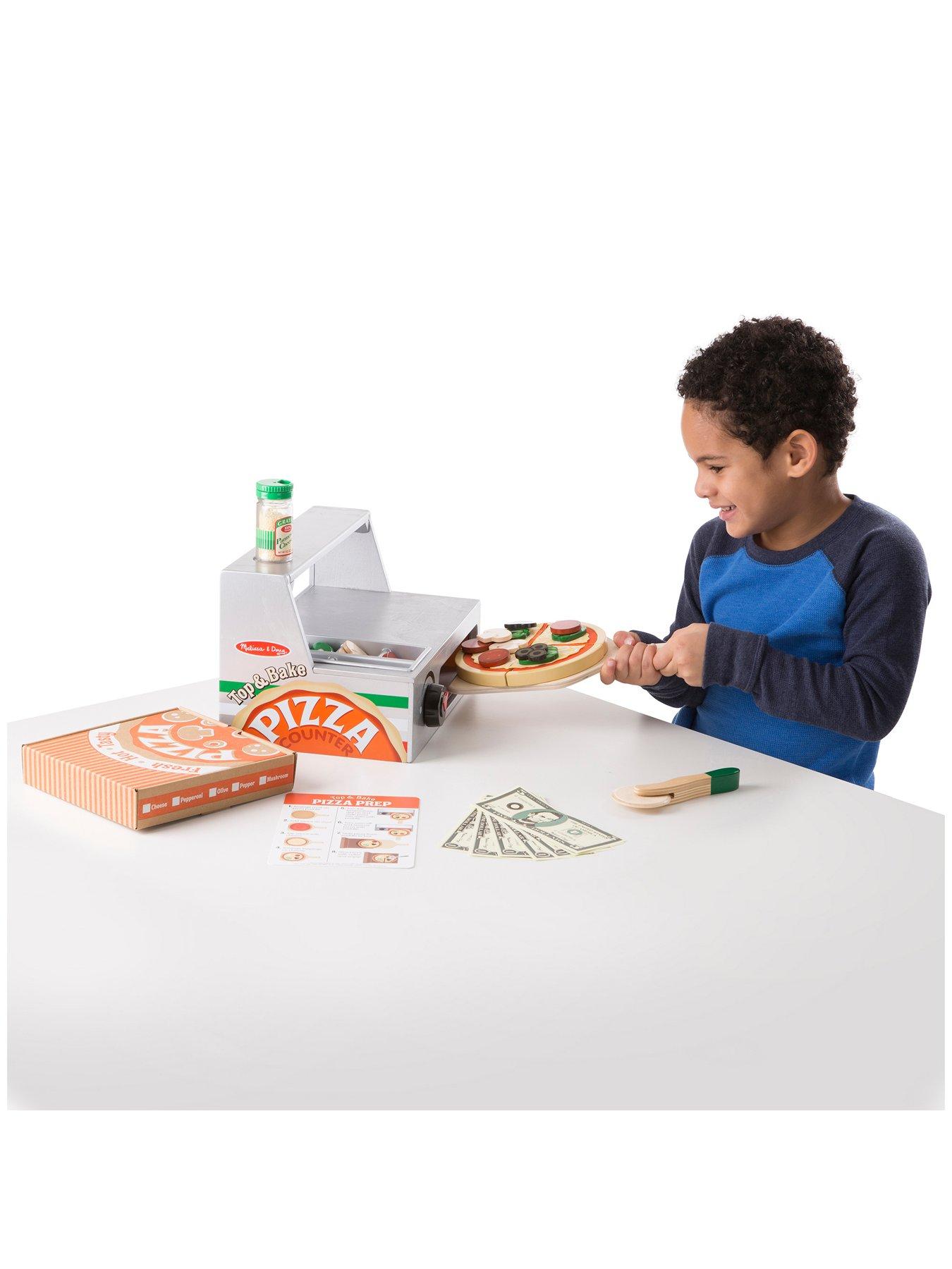 Melissa & doug deluxe pizza clearance oven & pasta play set