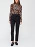  image of v-by-very-soft-belted-high-waist-tapered-trouser-black