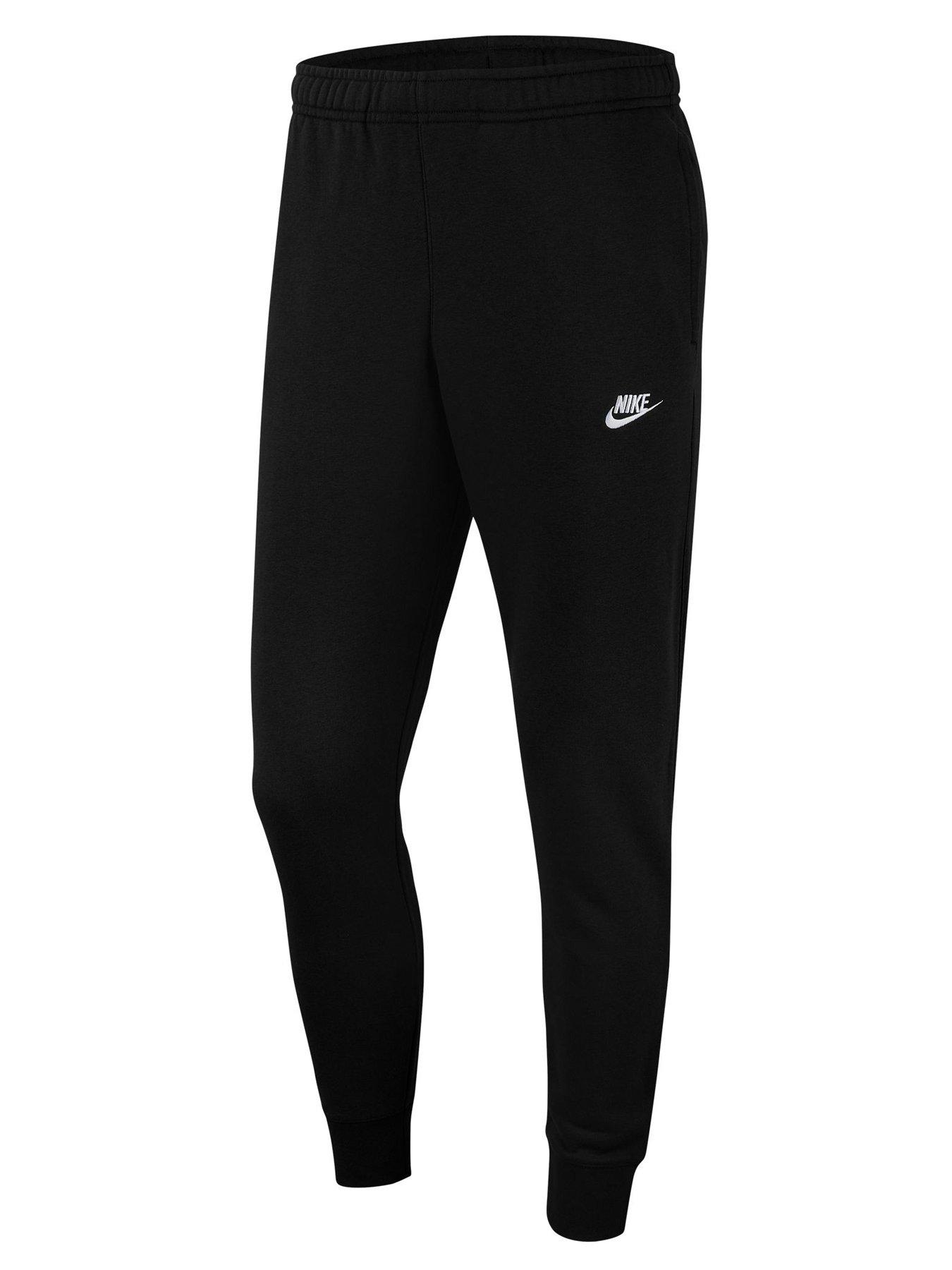 nike cuffed club jogger black