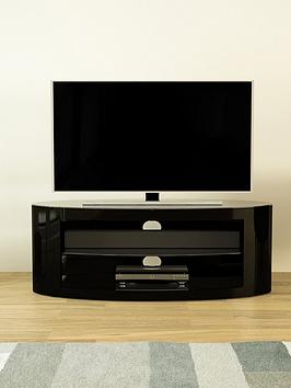 Product photograph of Avf Buckingham Oval Affinity 1100 Tv Stand - Black - Fits Up To 55 Inch Tv from very.co.uk