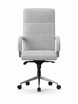 Product photograph of Dorel Home Bedford Fabric Office Chair from very.co.uk