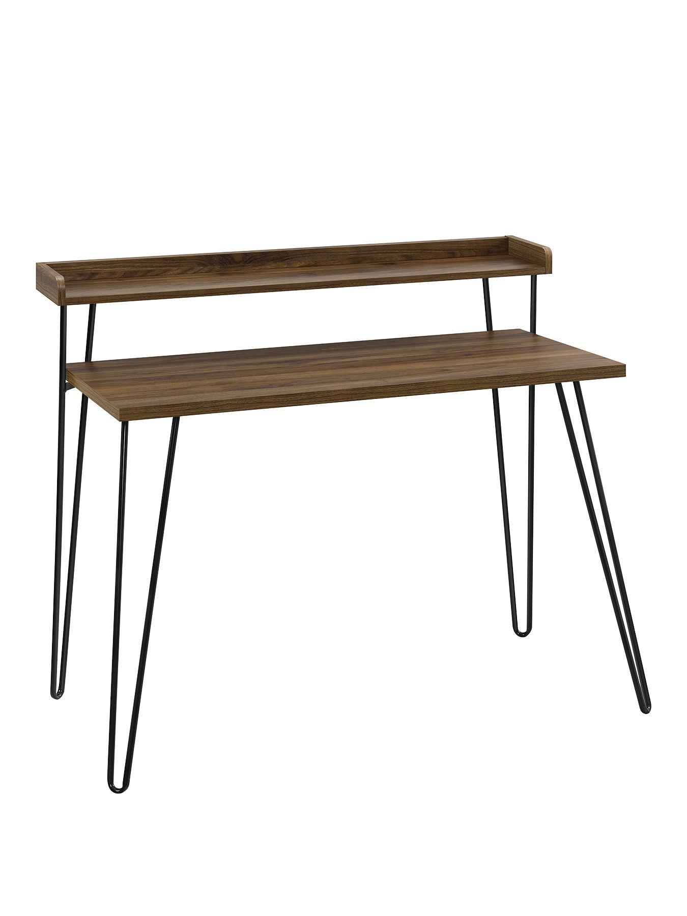 Image 2 of 3 of Dorel Home Haven Retro Desk&nbsp;- Walnut