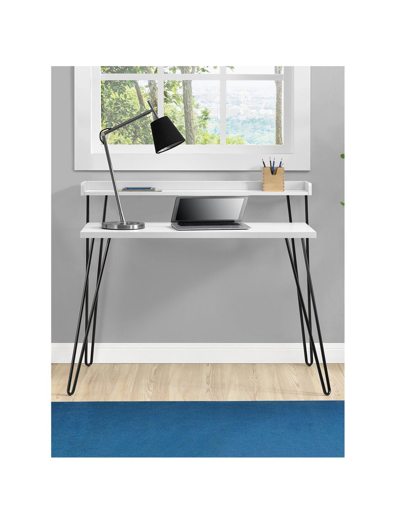 Ameriwood white deals desk