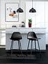  image of dorel-home-calvin-bar-stool--black