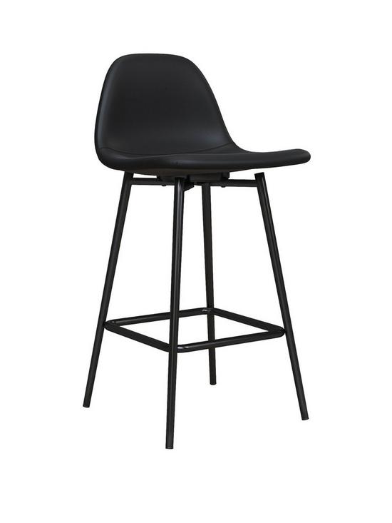 stillFront image of dorel-home-calvin-bar-stool--black