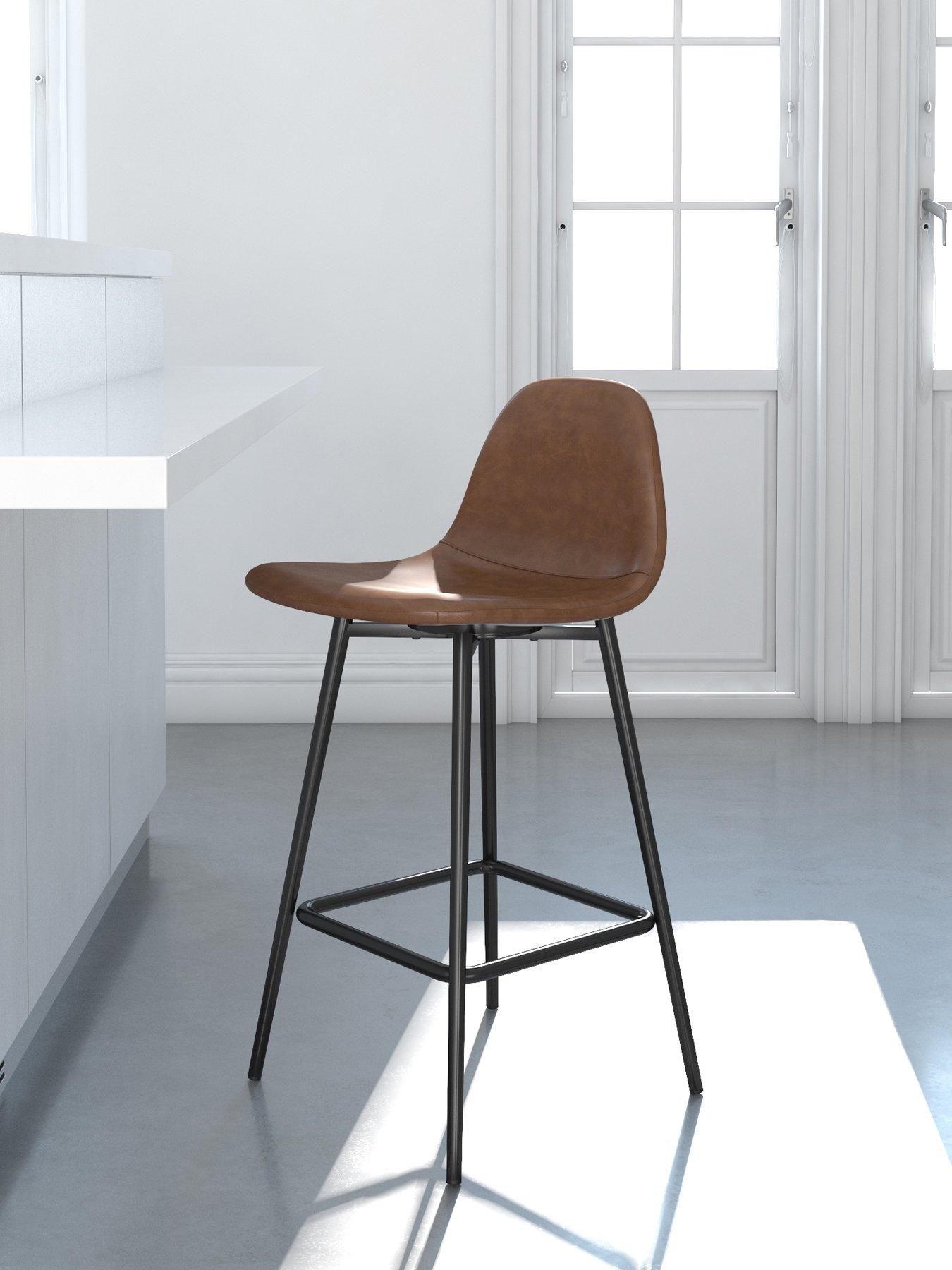 Dorel Home Calvin Bar Stool- Camel