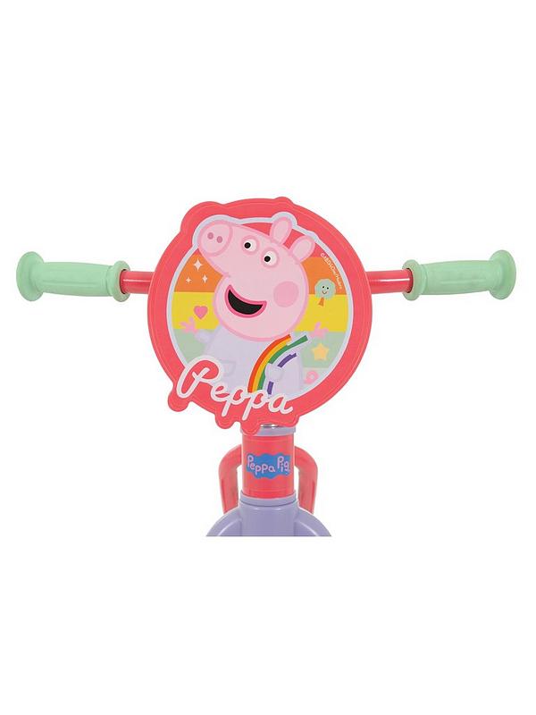 Image 4 of 7 of Peppa Pig My First 2-in-1 10 Inch Training Bike