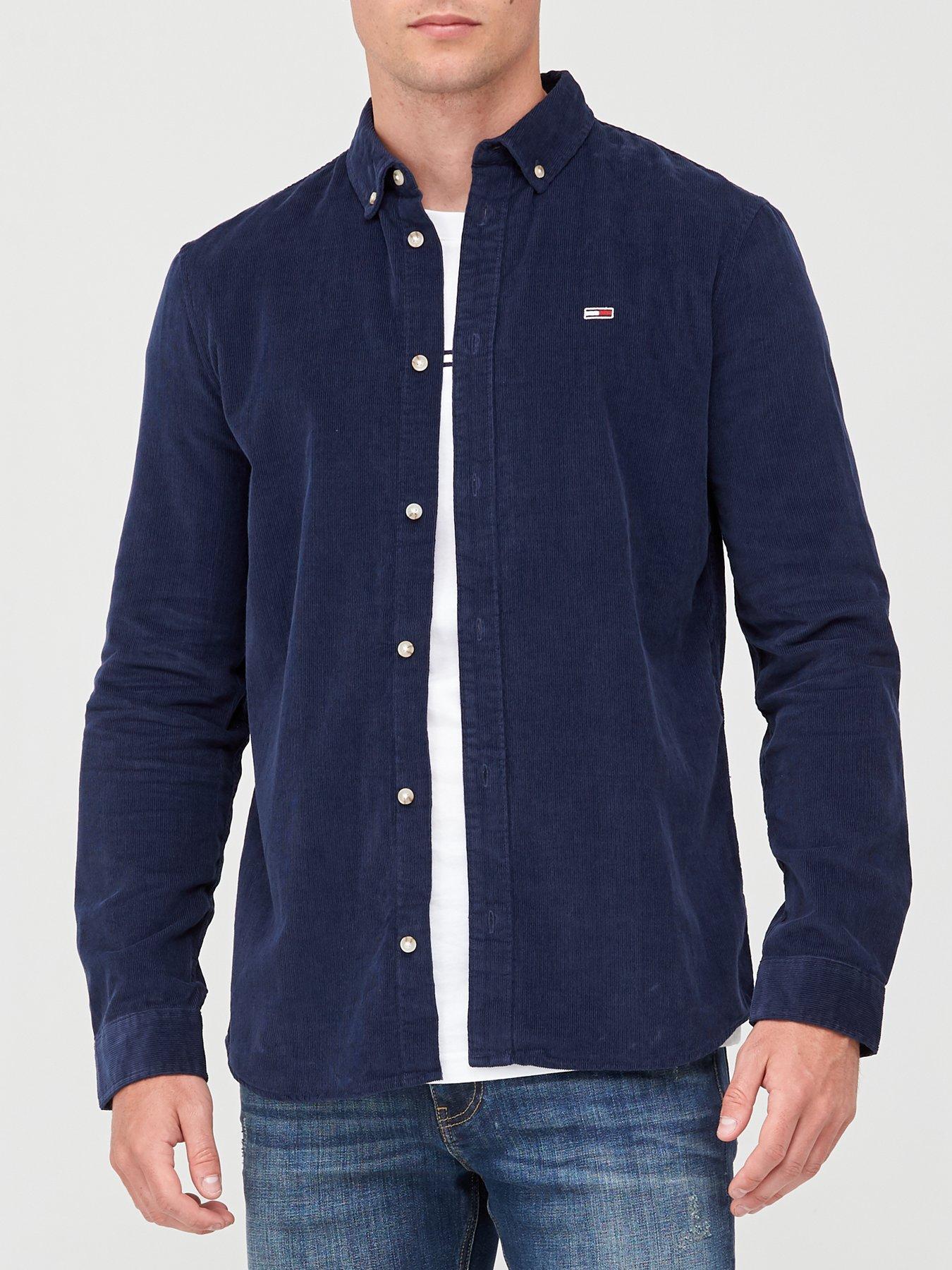 tommy jeans cord shirt