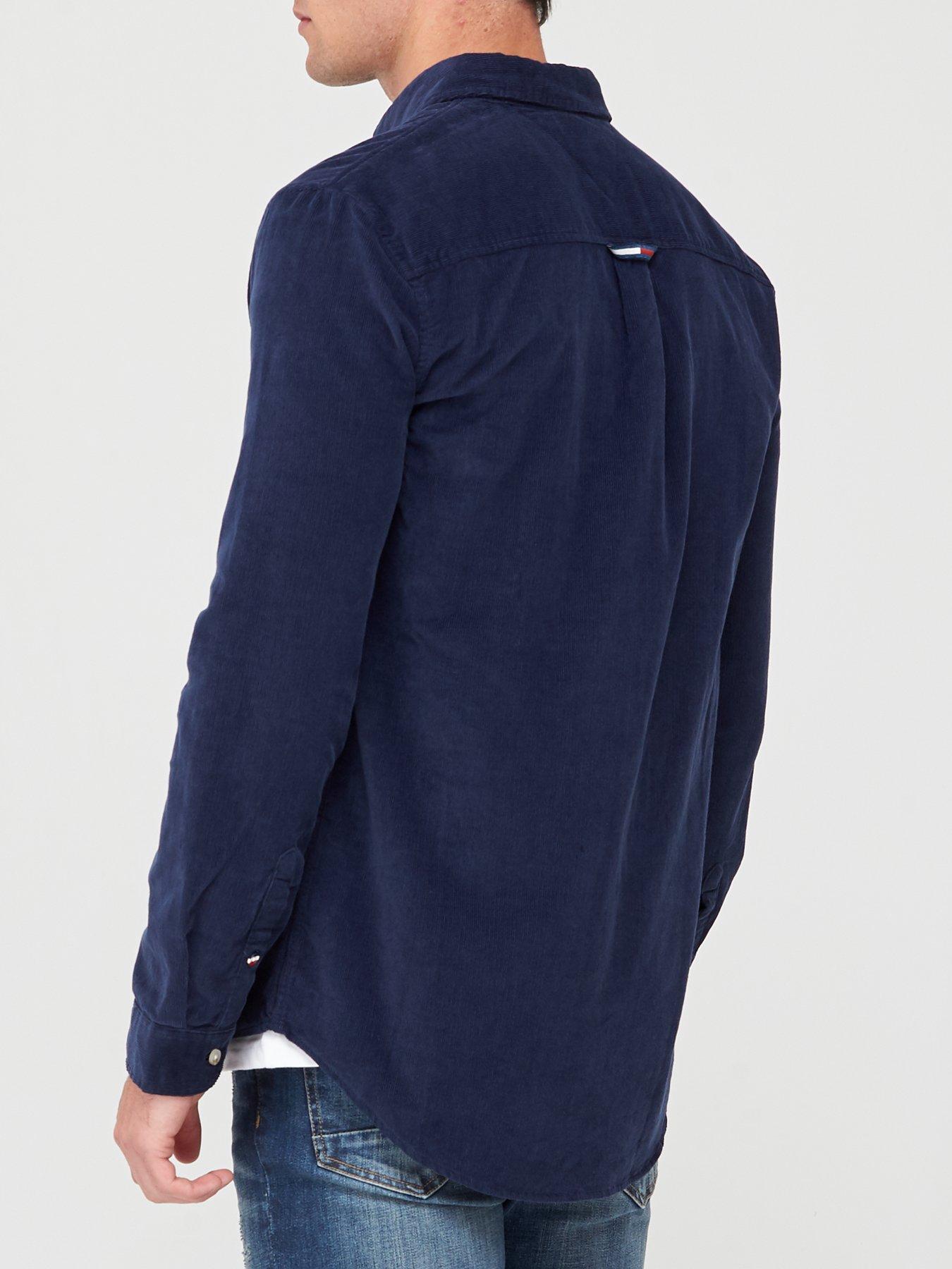 tommy jeans corduroy long sleeve shirt
