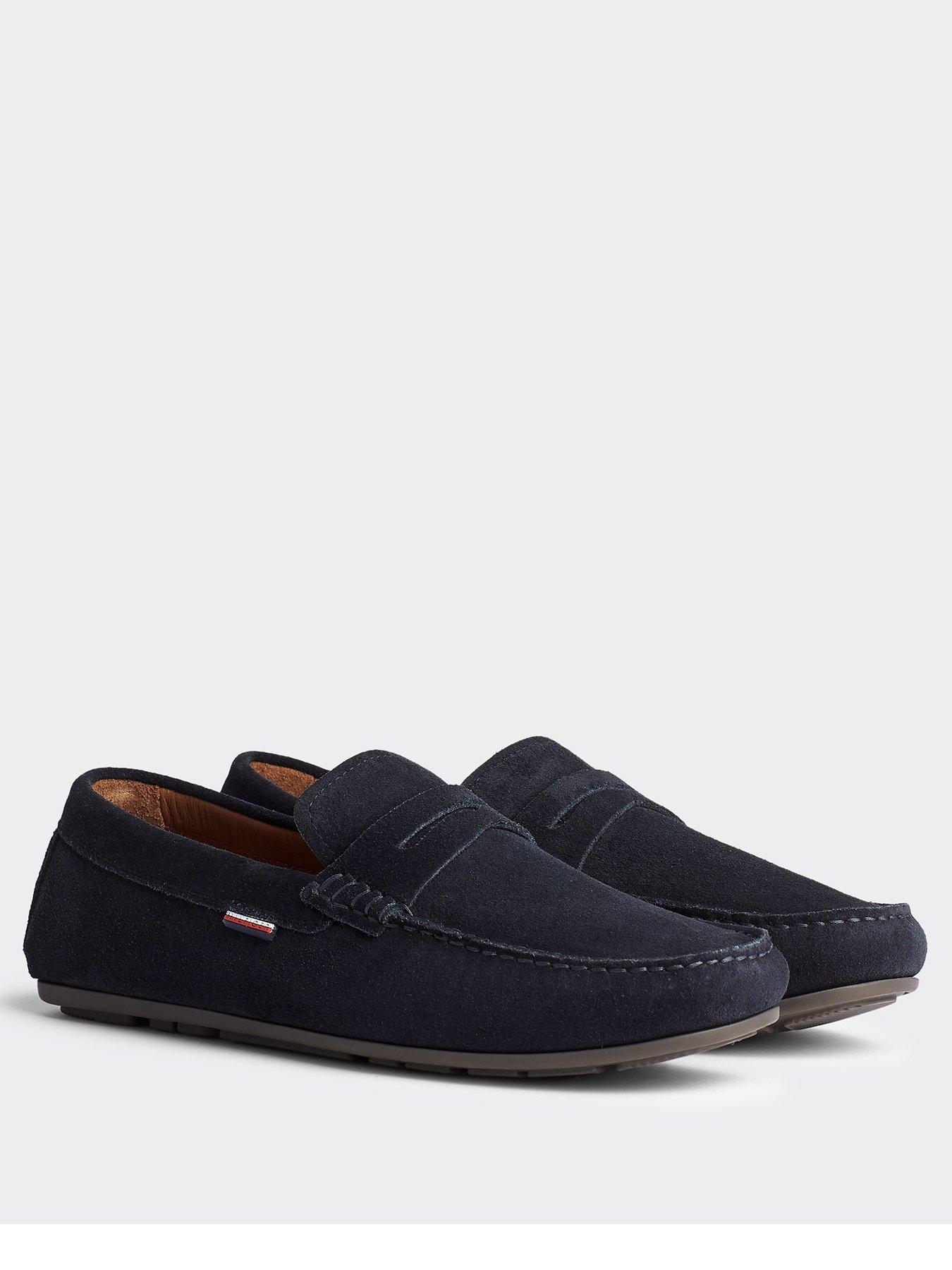 tommy hilfiger suede driving shoes