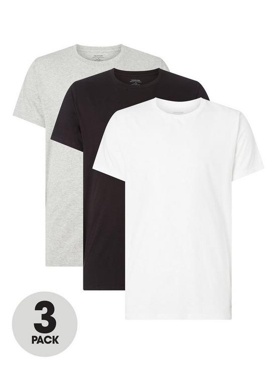 front image of calvin-klein-3-packnbspt-shirts-blackwhitegrey