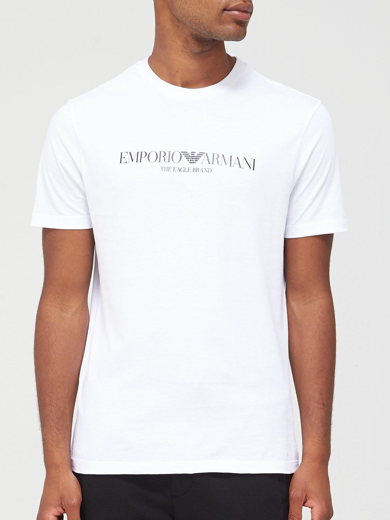 armani t shirt white