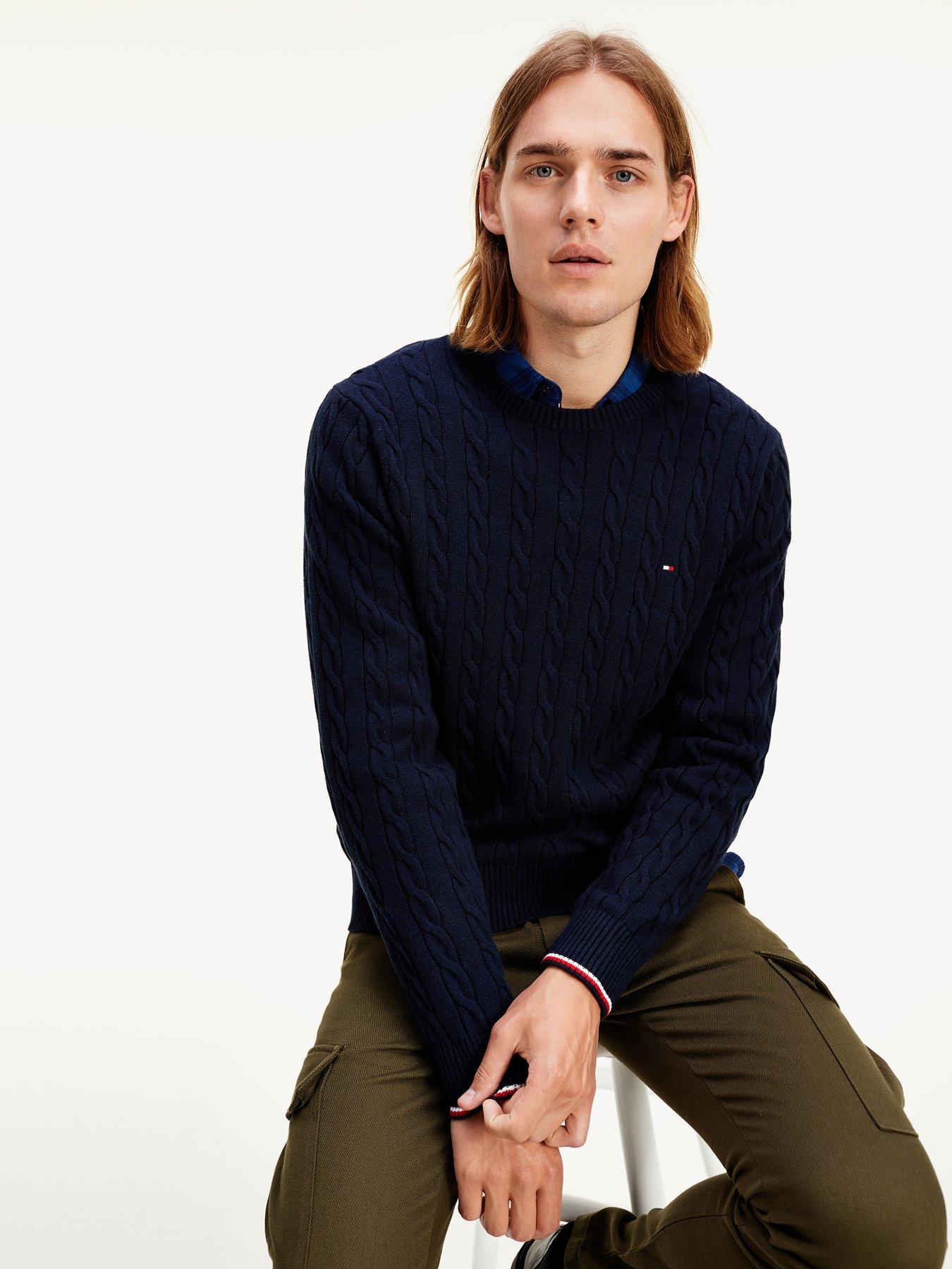 tommy hilfiger cable knit jumper