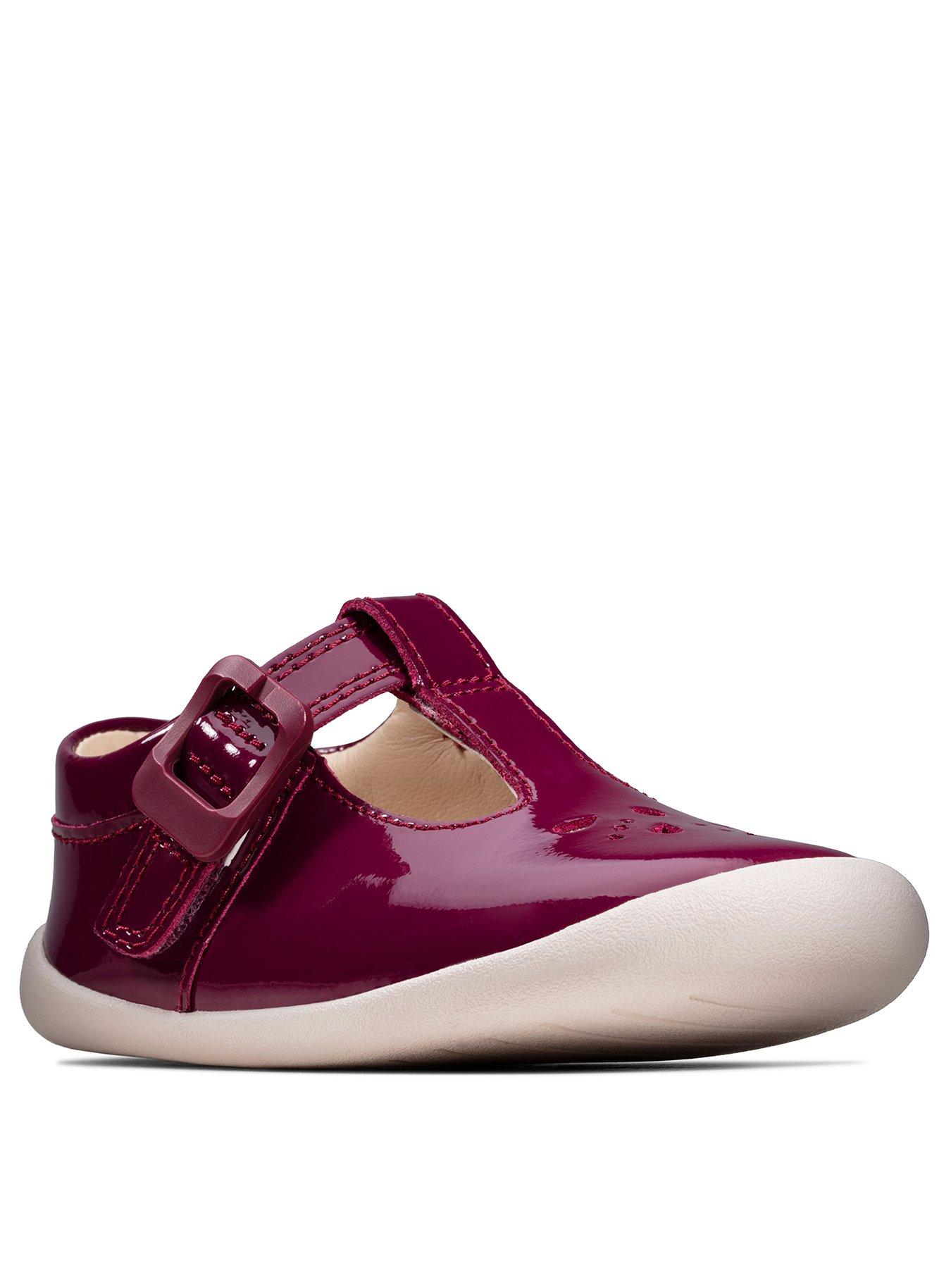 clarks plum shoes