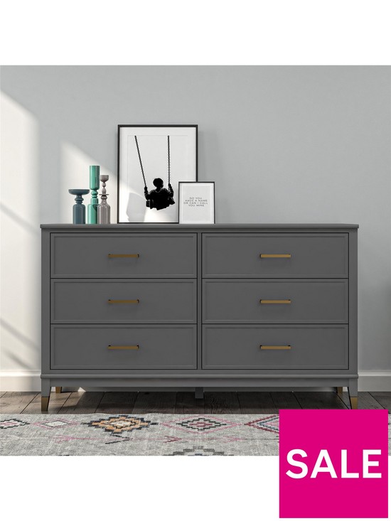 front image of cosmoliving-by-cosmopolitan-westerleigh-6-drawer-chest-graphite-grey
