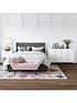  image of cosmoliving-by-cosmopolitan-westerleigh-6-drawer-dressing-table-white