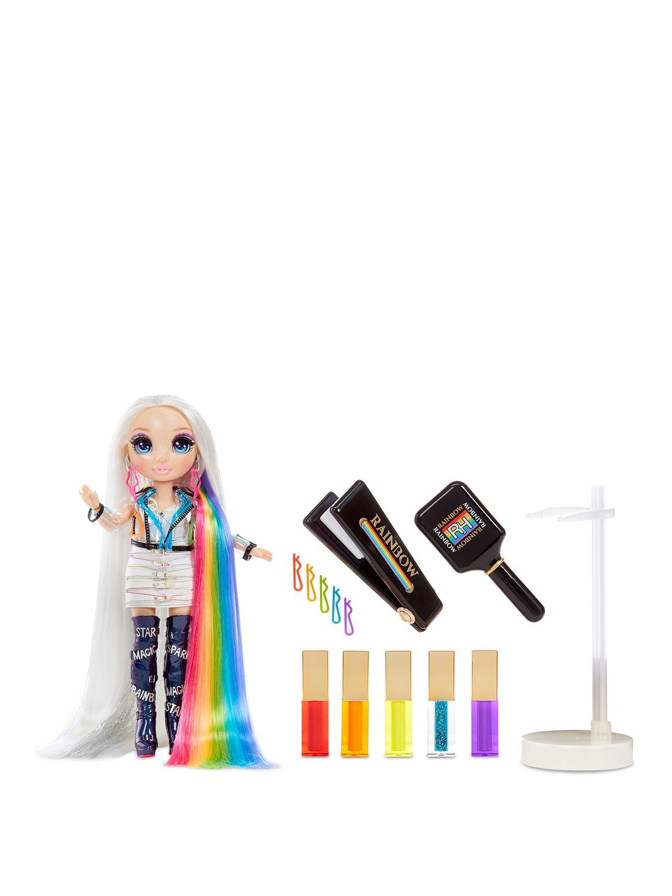 Rainbow High Rainbow High Hair Studio Create Rainbow Hair With Exclusive Doll Extra Long Washable Hair Colour Very Co Uk