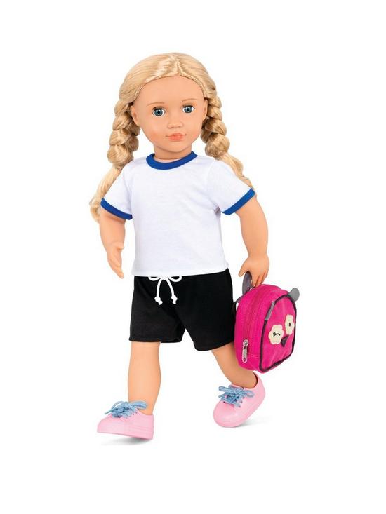 front image of our-generation-hally-deluxe-school-dollnbsp