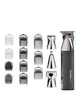 babyliss super-x metal series cordless 15-in-1 multi trimmer